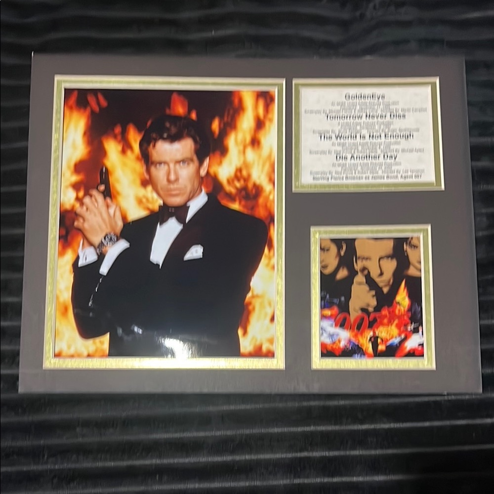 Classic Movie Wall Art with Black and Gold Frame